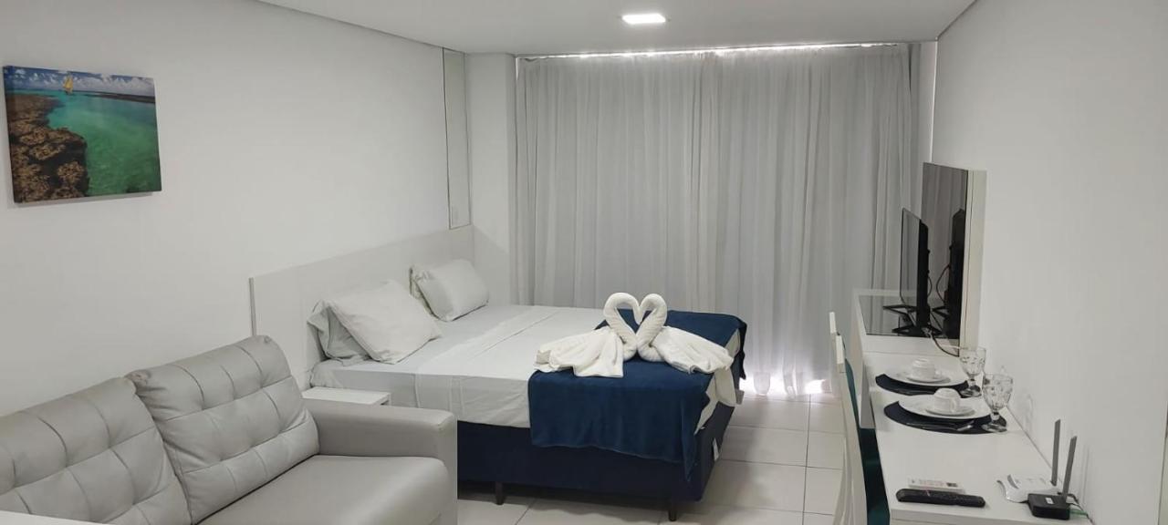Laguna Beach Flat 101 Porto De Galinhas - Flat Terreo Com Saida Para Piscina Exterior photo